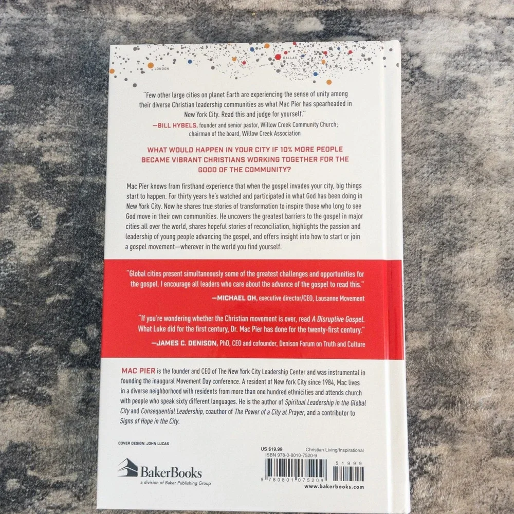 A Disruptive Gospel Mac Pier Stories Strategies Transforming Your City